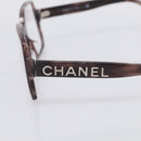CHANEL Sunglasses Plastic Gray Silver CC Auth BA16857V-7