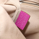 PRADA Hand Bag Canvas Beige Purple Auth BA16859-26