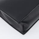 Valentino Clutch Bag Leather Black Silver Auth BA16865-11