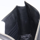 Valentino Clutch Bag Leather Black Silver Auth BA16865-19
