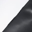 Valentino Clutch Bag Leather Black Silver Auth BA16865-22