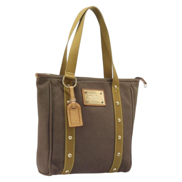 LOUIS VUITTON Antigua Cabas MM Tote Bag Brown M40086 LV Auth BA16866
