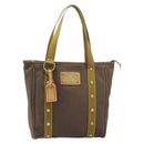 LOUIS VUITTON Antigua Cabas MM Tote Bag Brown M40086 LV Auth BA16866-2