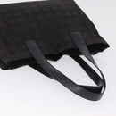 CHANEL New Travel Line Tote Bag Canvas 2 Set Brown Pink CC Auth BA16871-13