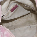 CHANEL New Travel Line Tote Bag Canvas 2 Set Brown Pink CC Auth BA16871-9