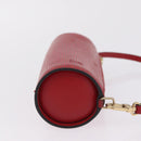 LOUIS VUITTON Epi Pouch Business Bag 2 Set Black Red LV Auth BA16877-14