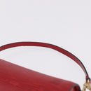 LOUIS VUITTON Epi Pouch Business Bag 2 Set Black Red LV Auth BA16877-16
