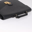 LOUIS VUITTON Epi Pouch Business Bag 2 Set Black Red LV Auth BA16877-6