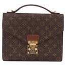 LOUIS VUITTON Monogram Monceau 28 Hand Bag 2way M51185 LV Auth BA16882A-2