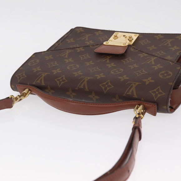 LOUIS VUITTON Monogram Monceau 28 Hand Bag 2way M51185 LV Auth BA16882A