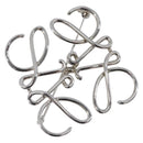 LOEWE Brooch Metal Silver Auth BA16883V-1