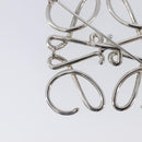 LOEWE Brooch Metal Silver Auth BA16883V-10
