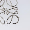 LOEWE Brooch Metal Silver Auth BA16883V-11