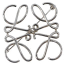 LOEWE Brooch Metal Silver Auth BA16883V-2