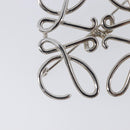 LOEWE Brooch Metal Silver Auth BA16883V-5