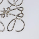 LOEWE Brooch Metal Silver Auth BA16883V-6