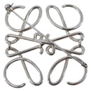 LOEWE Brooch Metal Silver Auth BA16883V-7
