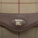 Burberrys Nova Check Shoulder Bag Canvas Brown Gold Tone Auth BA16887-14