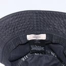 Valentino Bucket Hat Nylon Black White Auth BA16890-10