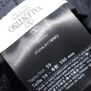 Valentino Bucket Hat Nylon Black White Auth BA16890-17