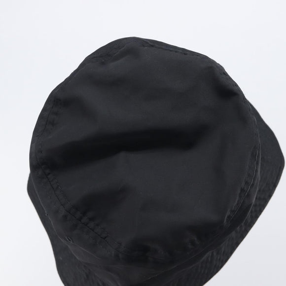 Valentino Bucket Hat Nylon Black White Auth BA16890