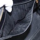 CELINE Macadam Hand Bag PVC Black Gold Tone Auth BA16891-21