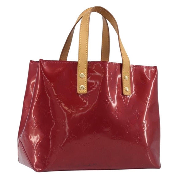 LOUIS VUITTON Monogram Vernis Reade PM Bag Pomme D'amour M91990 LV Auth BA16893