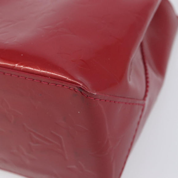 LOUIS VUITTON Monogram Vernis Reade PM Bag Pomme D'amour M91990 LV Auth BA16893