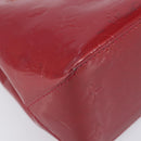 LOUIS VUITTON Monogram Vernis Reade PM Bag Pomme D'amour M91990 LV Auth BA16893-11