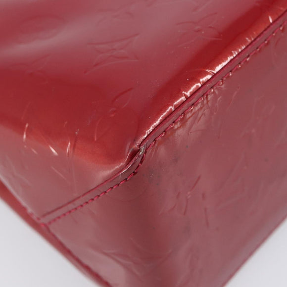LOUIS VUITTON Monogram Vernis Reade PM Bag Pomme D'amour M91990 LV Auth BA16893