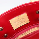 LOUIS VUITTON Monogram Vernis Reade PM Bag Pomme D'amour M91990 LV Auth BA16893-17