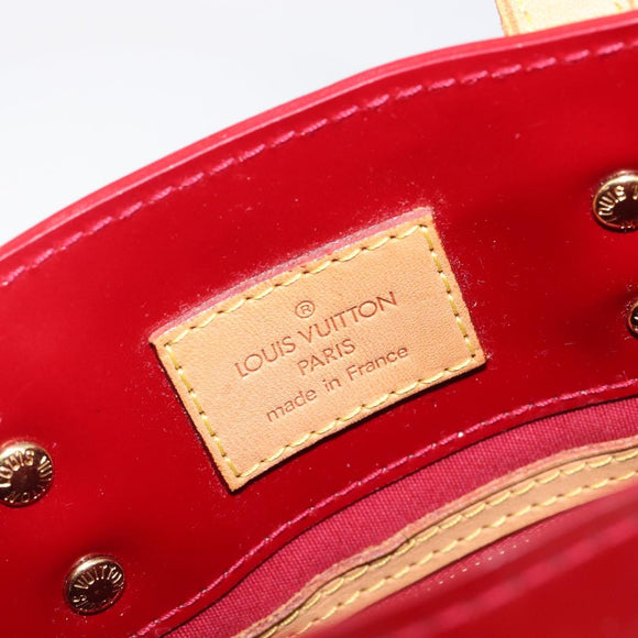 LOUIS VUITTON Monogram Vernis Reade PM Bag Pomme D'amour M91990 LV Auth BA16893