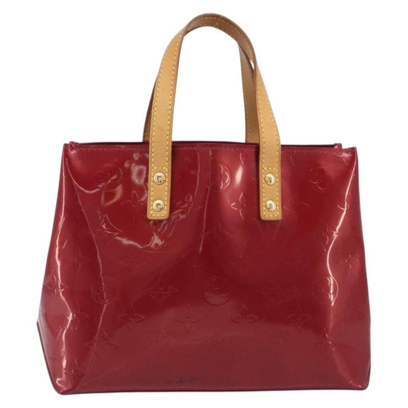 LOUIS VUITTON Monogram Vernis Reade PM Bag Pomme D'amour M91990 LV Auth BA16893