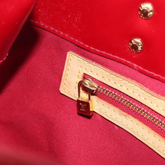 LOUIS VUITTON Monogram Vernis Reade PM Bag Pomme D'amour M91990 LV Auth BA16893