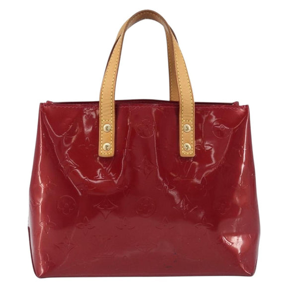 LOUIS VUITTON Monogram Vernis Reade PM Bag Pomme D'amour M91990 LV Auth BA16893