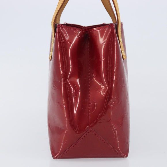 LOUIS VUITTON Monogram Vernis Reade PM Bag Pomme D'amour M91990 LV Auth BA16893
