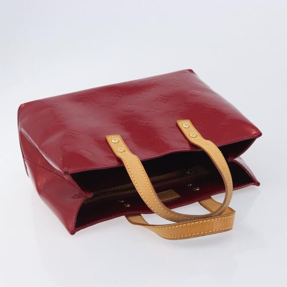 LOUIS VUITTON Monogram Vernis Reade PM Bag Pomme D'amour M91990 LV Auth BA16893