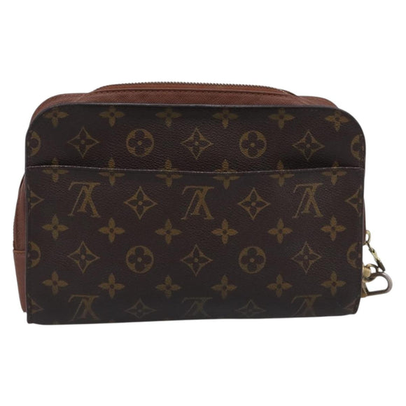 LOUIS VUITTON Monogram Orsay Clutch Bag M51790 LV Auth BA16894