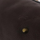 Chloe Paddington Hand Bag Leather Brown Gold Tone Auth BA16895V-15