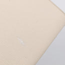 Salvatore Ferragamo Clutch Bag Leather Ivory Gold Tone Auth BA16897-12