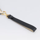 Salvatore Ferragamo Clutch Bag Leather Ivory Gold Tone Auth BA16897-13