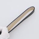 Salvatore Ferragamo Clutch Bag Leather Ivory Gold Tone Auth BA16897-14