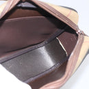 Burberrys Nova Check Shoulder Bag Canvas Brown Gold Tone Auth BA16901-18