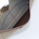 Burberrys Nova Check Shoulder Bag Canvas Brown Gold Tone Auth BA16901-21