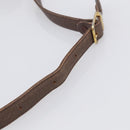 Burberrys Nova Check Shoulder Bag Canvas Brown Gold Tone Auth BA16901-8