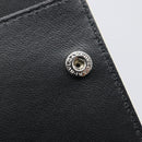 BVLGARI Card Case Leather Ivory Silver Auth BA16902V-16