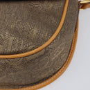 GUCCI Shoulder Bag Leather Brown Gold Tone 007 14 3074 Auth BA16906-10