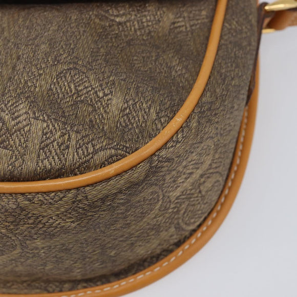 GUCCI Shoulder Bag Leather Brown Gold Tone 007 14 3074 Auth BA16906