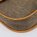 GUCCI Shoulder Bag Leather Brown Gold Tone 007 14 3074 Auth BA16906-11