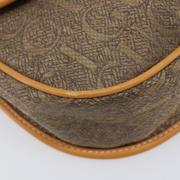 GUCCI Shoulder Bag Leather Brown Gold Tone 007 14 3074 Auth BA16906